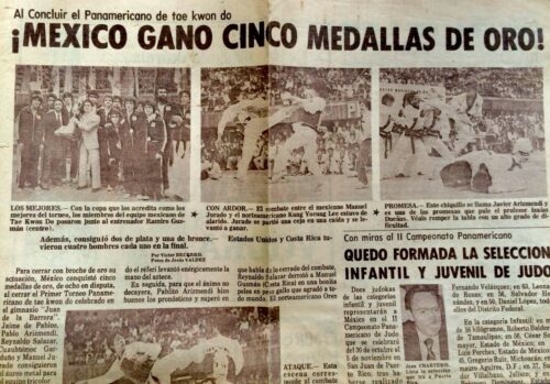 You are currently viewing Newspaper 1st Pan American Championships in Mexico in 1978